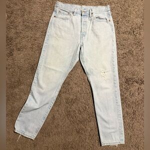501 S Levi Light Blue Jeans W29xL28